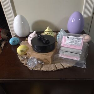 NIB RoHs Black Mini Turntable Thank You Cards Wallet Stand Seller's Bundle